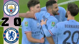 Manchester City vs Chelsea 2-0 English Cup