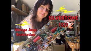 1956 Silvertone 1333 | Vintage Amp Restoration | Fazio Electric