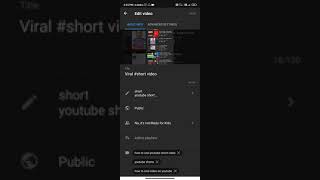 Viral YouTube short mast trick #short