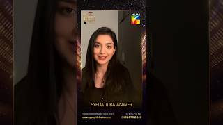 Best wishes from Syeda Tuba Anwer for the 5th IPPA Awards | HUM TV. #5thIPPAAwards #SyedaTubaAnwer