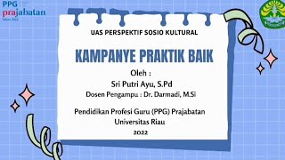 UAS PERSPEKTIF SOSIOKULTURAL DALAM PENDIDIKAN