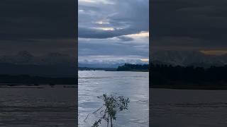 Denali on a Clear day vs Cloudy from Talkeenta, Alaska  #denali #alaska #viral #sub #fyp