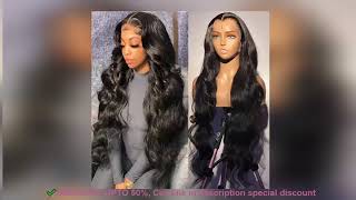 ✔️Body Wave Wear And Go 100% Human Hair Wig Pre Plucked Ready To Wear For Women Precut 13x6