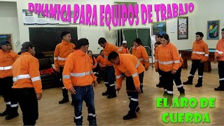 Dinamicas para equipos de trabajo, "el aro de cuerda"