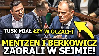 SŁAWOMIR MENTZEN I KONRAD BERKOWICZ ZAORALI W SEJMIE! MOCNE WYSTĄPIENIE KONFEDERACJI Z MÓWNICY!