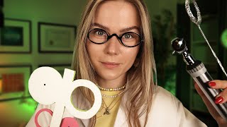 Fastest ASMR Medical Combo (Eye Exam, Ear Exam & Cleaning,  Cranial Nerve Exam, Therapist, Scalp C)