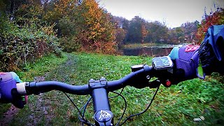 VOILAMART 48V 1000W Carrera Kraken EMTB / A Very Muddy Ride !! FULL THROTTLE !! #halloween