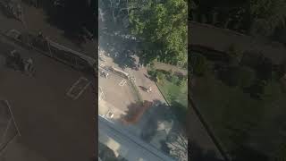 Россия, Калининград, видео из колеса обозрения  #калининград#ПаркЮность