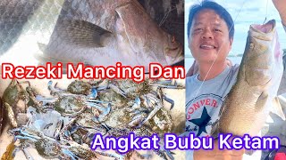 Mancing Dan Angkat Bubu Ketam Walaupun Di Landa Ribut