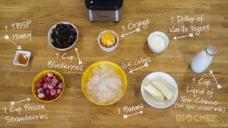 BioChef Atlas Power Blender - Making a Banana & Berry Smoothie