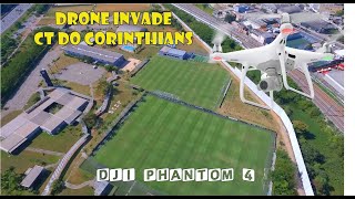 Drone invade CT do Corinthians DJI Phantom 4