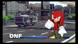 Sonic & All-Stars Racing Transformed - Knuckles DNF