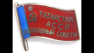 Tatar Supreme Soviet membership/ deputy badge/  Членство в Верховном Совете Татарстан значок