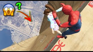 GTA 5 Ragdolls SPIDERMAN | Euphoria Physics | Funny Moments | Jumps Fails