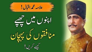 Apno Mai Chupay Munafiq Logo Ke Phechan || Allama Iqbal Life Changing Quotes || Love Quotes