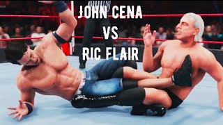 John Cena vs Ric Flair WWE Championship WWE 2k20 Dream Match Highlights