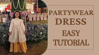 Designer dress for little girls/ Designer Kurti cutting and stitching #homemitra