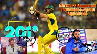 Maxwell's Magnificent Performance Against Afghanistan Yesterday's Thrilling Match Highlights