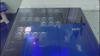 UV laser marking machine test