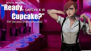 “Ready, Cupcake?” Vi X Caitlyn Audio ASMR | ARCANE | Lesbian | First Kiss | Teaser