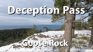 Hiking Deception Pass - Goose Rock and Deception Pass Bridge