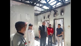 Anggota DPRD Garut Yudha Puja Turnawan Berikan Bantuan untuk Korban Kebakaran di Desa Keresek