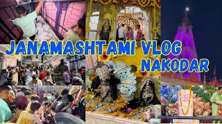 Janmashtami 🦚 celebration vlog in Nakodar #radheradhe #jaishrikrishn #trending #janamashtami