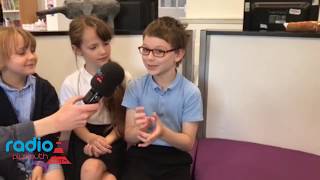 Weston Mill School students talk about field gun competition