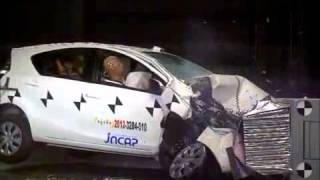 Crash Test 2011 - Toyota Aqua / Prius C (Frontal Offset) JNCAP