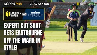 Expert Cut Shot Gets Eastbourne Off The Mark! - Lashings vs Eastbourne College 2024