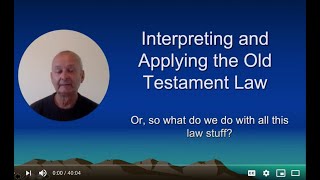 4 Exodus:  Interpreting and Applying Old Testament Law by Phil Leage