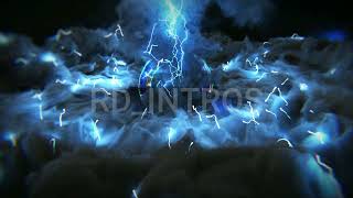 Lighting thunder Logo intro After effect