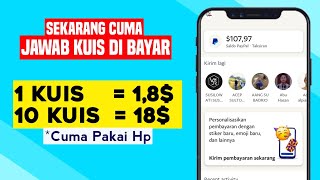 Pasti Cair! Jawab Kuis Dapat Uang RP 1.474.000- Cara Cari Duit Di Internet