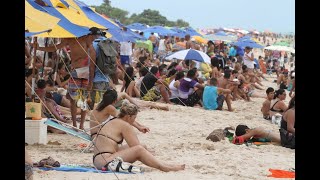 🇧🇷 CAMINHANDO na AVENIDA ATLÂNTICA em COPACABANA | Walk in Rio de Janeiro - Brazil 2023 - 4K WALK