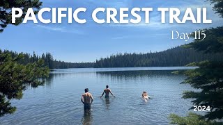 Pacific Crest Trail 2024 Day 115: Swimming in Lakes