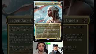 UNIQUE COMMANDER! Dragon Tribal with Daenerys Targaryen! #youtubeshorts  #mtg #gameofthrones