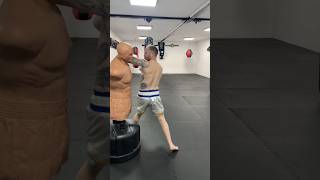 Double Jab, Spinning Elbow, Back Elbow Combo #shorts #elbowstrike