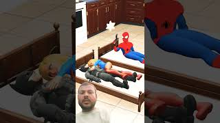 Supergirl Cheat with Batman gf 🤣 Funny Spiderman #shorts#funny