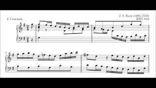 Bach French Suite 5 in G Courante Emil Gilels