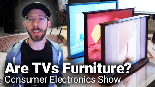 A Furniture Designer goes to CES 2020 and Makes Cardboard Furniture!!!