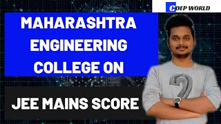 TOP ENGINEERING COLLEGES IN MAHARASHTRA THROUGH JEE MAINS 🔥