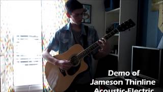 Jameson Thinline Acoustic Electric Guitar Review / Demo