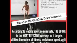 Tuesday 05.04.2016 Daily Workout