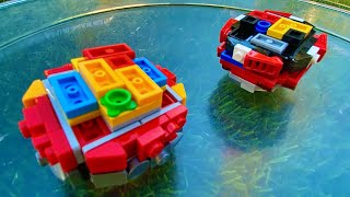 LEGO MAGMA IFRIT vs PERFECT DYNAMITE BELIAL | Lego Beyblade Battle