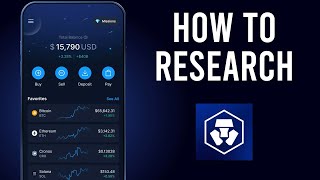 How To Research Cryptocurrencies Using Crypto.com App