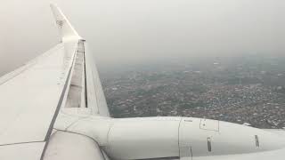 Sriwijaya Air Boeing 737-800 SJ881 Landing at Palembang