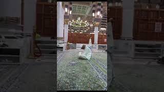 Terlalu khusuk i'tikaf di Masjid nabawi #video #vlog #shorts