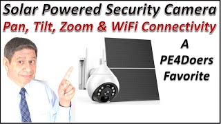 The Anwike Solar Powered PTZ Security Camera Setup and Review