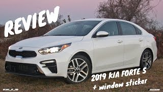 2019 KIA FORTE S REVIEW - THE MOST AFFORDABLE COMPACT CAR !