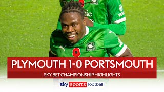 Obafemi to the rescue for Argyle! 😤 | Plymouth 1-0 Portsmouth | Championship Highlights